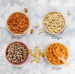 4 in 1 Nuts Dry Fruits Combo Pack 1kg, Each items 250gm