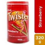 Delfi Wafer Roll - Twister With Strawberry Flavoured Cream, 320g - Image 2