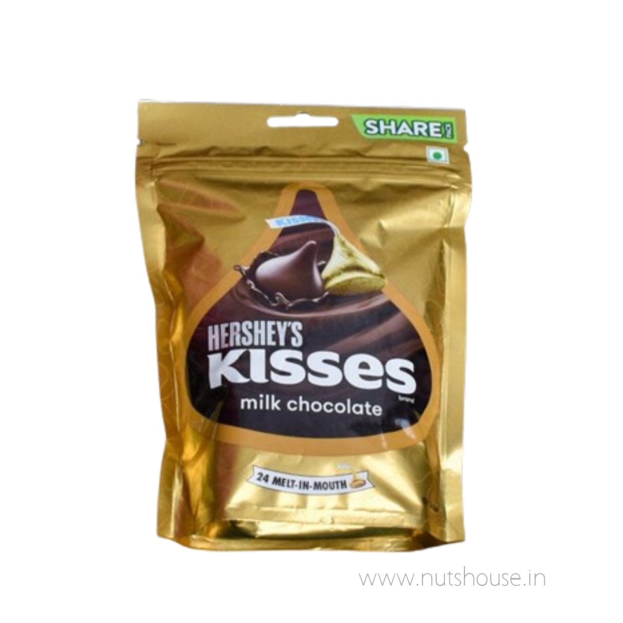 1002077357.jpg Hershey's Kisses Creamy Milk Chocolate 108GMS - Image 1