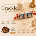 Drippy Lickies Crackle Krunch Chocolate Gift Pack | 10 Crunchy Chocolate Squares | Premium Gifting Box for Celebrations & Special Occasions - Image 2